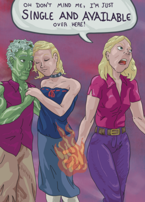 Dawn's Early Light, dismayed that her counterpart sister seems to have found eternal love at the same age but she has not.